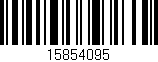 Código de barras (EAN, GTIN, SKU, ISBN): '15854095'