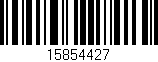 Código de barras (EAN, GTIN, SKU, ISBN): '15854427'