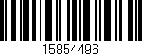 Código de barras (EAN, GTIN, SKU, ISBN): '15854496'