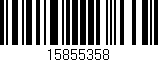 Código de barras (EAN, GTIN, SKU, ISBN): '15855358'
