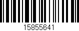 Código de barras (EAN, GTIN, SKU, ISBN): '15855641'