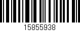 Código de barras (EAN, GTIN, SKU, ISBN): '15855938'