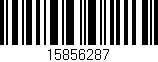 Código de barras (EAN, GTIN, SKU, ISBN): '15856287'