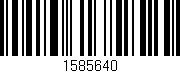 Código de barras (EAN, GTIN, SKU, ISBN): '1585640'