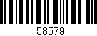 Código de barras (EAN, GTIN, SKU, ISBN): '158579'
