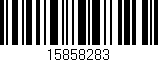 Código de barras (EAN, GTIN, SKU, ISBN): '15858283'