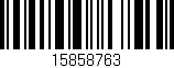 Código de barras (EAN, GTIN, SKU, ISBN): '15858763'