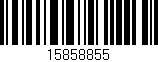 Código de barras (EAN, GTIN, SKU, ISBN): '15858855'
