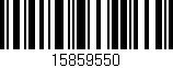 Código de barras (EAN, GTIN, SKU, ISBN): '15859550'