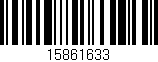 Código de barras (EAN, GTIN, SKU, ISBN): '15861633'