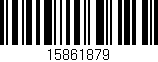 Código de barras (EAN, GTIN, SKU, ISBN): '15861879'