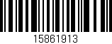 Código de barras (EAN, GTIN, SKU, ISBN): '15861913'