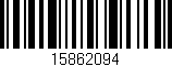 Código de barras (EAN, GTIN, SKU, ISBN): '15862094'
