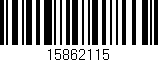 Código de barras (EAN, GTIN, SKU, ISBN): '15862115'