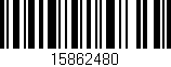 Código de barras (EAN, GTIN, SKU, ISBN): '15862480'