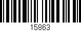 Código de barras (EAN, GTIN, SKU, ISBN): '15863'