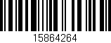Código de barras (EAN, GTIN, SKU, ISBN): '15864264'