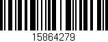 Código de barras (EAN, GTIN, SKU, ISBN): '15864279'