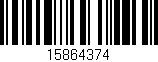 Código de barras (EAN, GTIN, SKU, ISBN): '15864374'