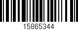 Código de barras (EAN, GTIN, SKU, ISBN): '15865344'