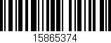 Código de barras (EAN, GTIN, SKU, ISBN): '15865374'