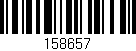 Código de barras (EAN, GTIN, SKU, ISBN): '158657'