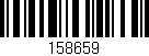 Código de barras (EAN, GTIN, SKU, ISBN): '158659'