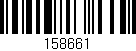 Código de barras (EAN, GTIN, SKU, ISBN): '158661'