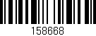 Código de barras (EAN, GTIN, SKU, ISBN): '158668'