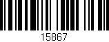 Código de barras (EAN, GTIN, SKU, ISBN): '15867'