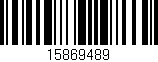 Código de barras (EAN, GTIN, SKU, ISBN): '15869489'