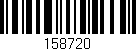 Código de barras (EAN, GTIN, SKU, ISBN): '158720'