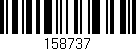 Código de barras (EAN, GTIN, SKU, ISBN): '158737'