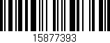 Código de barras (EAN, GTIN, SKU, ISBN): '15877393'