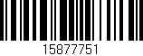 Código de barras (EAN, GTIN, SKU, ISBN): '15877751'