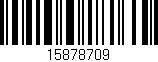 Código de barras (EAN, GTIN, SKU, ISBN): '15878709'