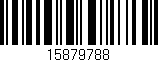 Código de barras (EAN, GTIN, SKU, ISBN): '15879788'