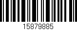Código de barras (EAN, GTIN, SKU, ISBN): '15879885'
