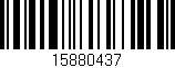 Código de barras (EAN, GTIN, SKU, ISBN): '15880437'
