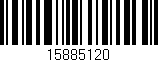 Código de barras (EAN, GTIN, SKU, ISBN): '15885120'