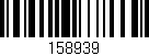 Código de barras (EAN, GTIN, SKU, ISBN): '158939'