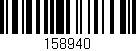 Código de barras (EAN, GTIN, SKU, ISBN): '158940'