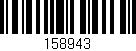 Código de barras (EAN, GTIN, SKU, ISBN): '158943'
