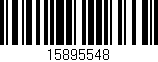 Código de barras (EAN, GTIN, SKU, ISBN): '15895548'