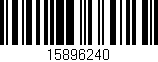 Código de barras (EAN, GTIN, SKU, ISBN): '15896240'