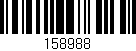 Código de barras (EAN, GTIN, SKU, ISBN): '158988'