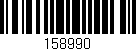 Código de barras (EAN, GTIN, SKU, ISBN): '158990'