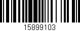 Código de barras (EAN, GTIN, SKU, ISBN): '15899103'