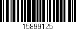 Código de barras (EAN, GTIN, SKU, ISBN): '15899125'