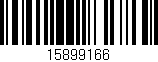 Código de barras (EAN, GTIN, SKU, ISBN): '15899166'